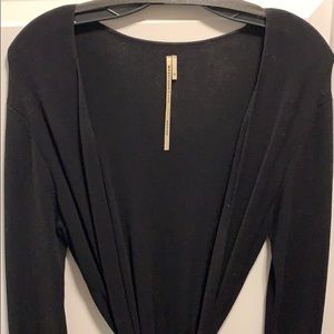 Cardigan wrap with belt